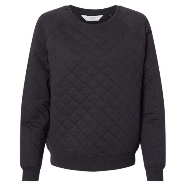 Women's Quilted Crewneck Pullover Thumbnail