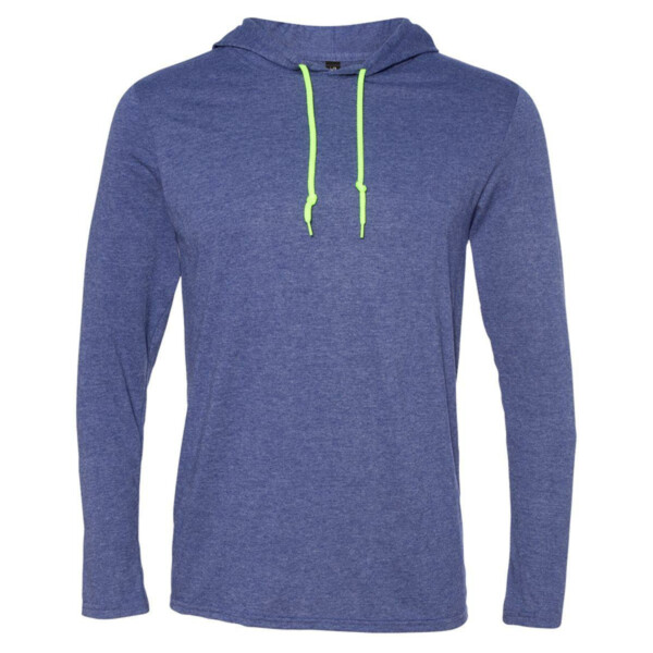 Unisex Softstyle® Lightweight Hooded Long Sleeve T-Shirt Thumbnail