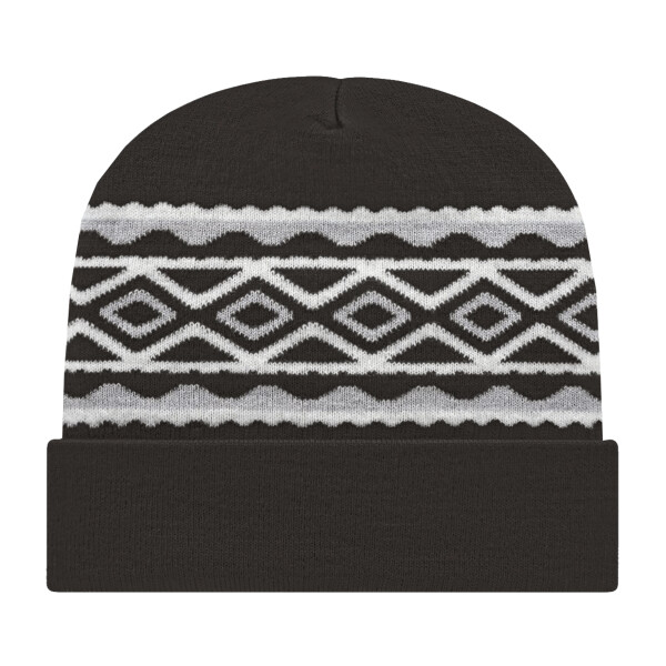 USA- Made Diamond Cuffed Beanie Thumbnail