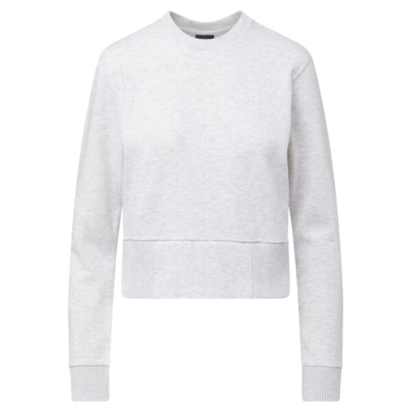 Women's Romi Cloud Fleece Crop Crewneck Sweatshirt Thumbnail