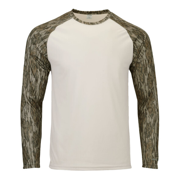 Men's Jackson Mossy Oak Colorblocked Long Sleeve T-Shirt Thumbnail