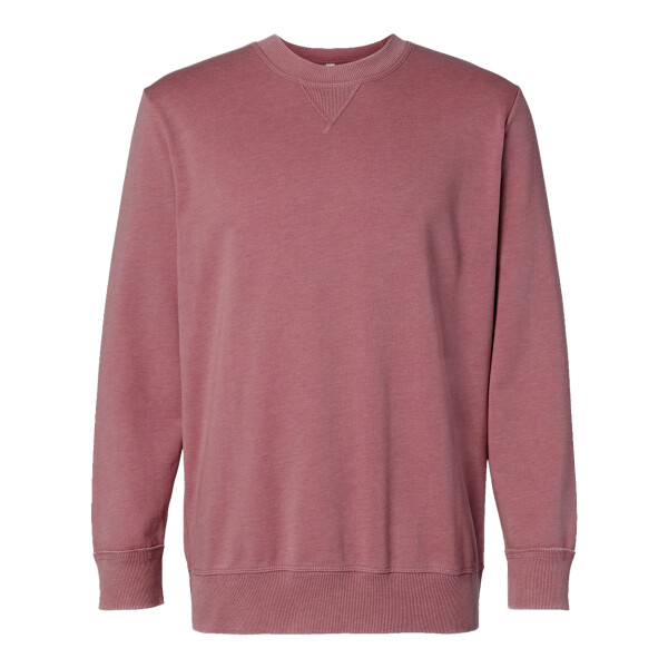 Unisex Vintage Wash Fleece Crewneck Sweatshirt Thumbnail