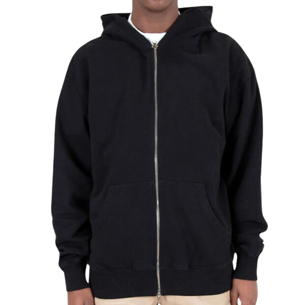 Men's Garment-Dyed Double-Zip Hooded Sweatshirt Thumbnail