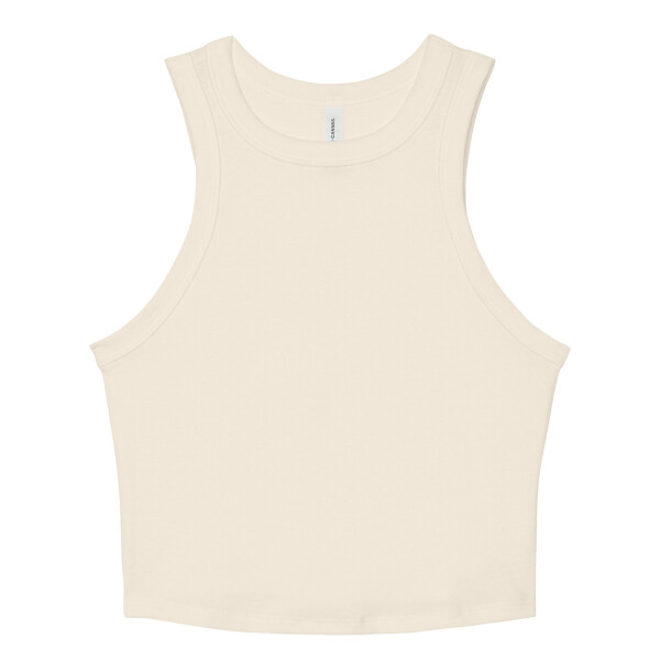Women's Micro Rib Racer Tank Thumbnail