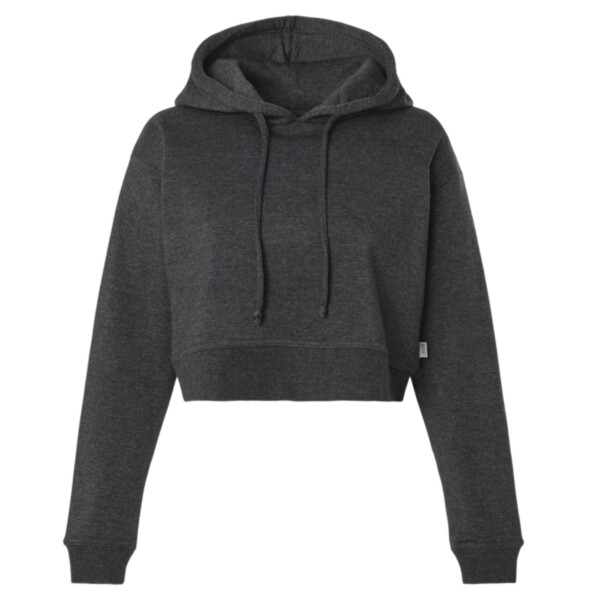 Women's Cropped Fleece Hooded Sweatshirt Thumbnail