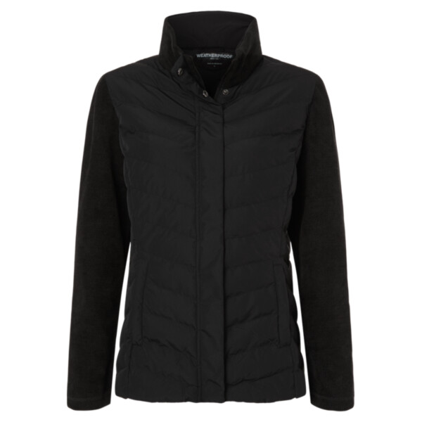 Women's Mixed Media Chevron Jacket Thumbnail