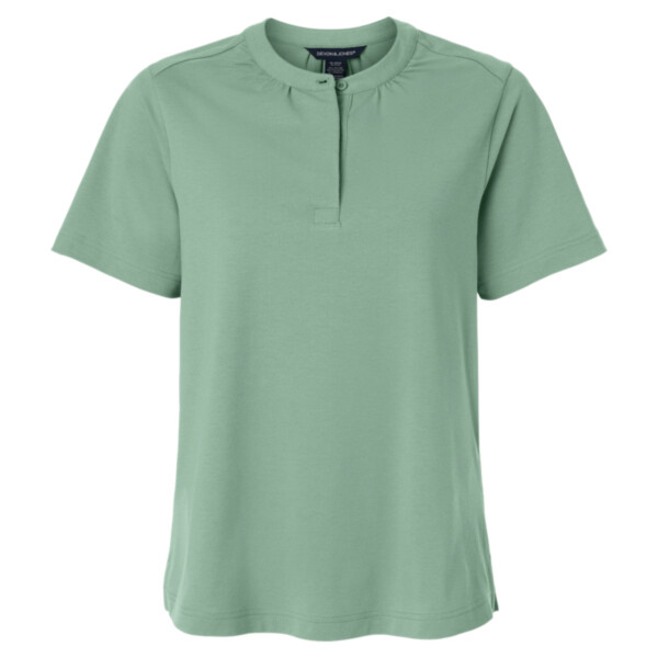 Women's Seaton Pebble Textured Polo Thumbnail