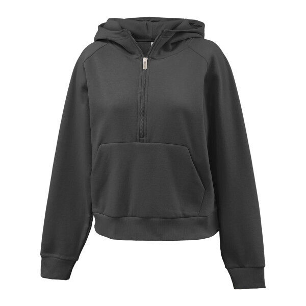 Pennant Womens Half-Zip Hoodie Thumbnail