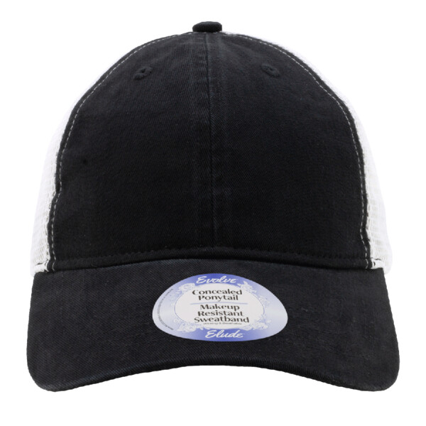 Women's Peached Twill Mesh Back Cap Thumbnail