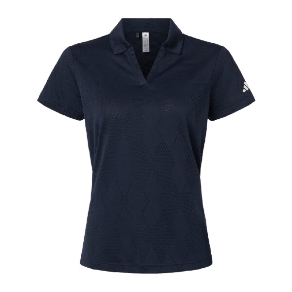 Women's Textured Jacquard Polo Thumbnail