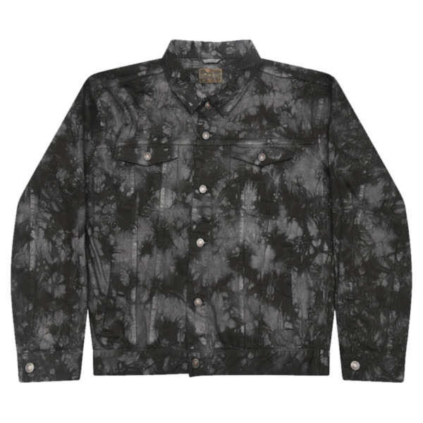 Unisex Tie-Dyed Denim Jacket Thumbnail