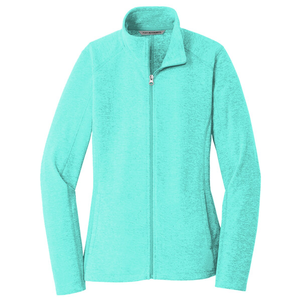 Women's Heather Microfleece Full Zip Jacket Thumbnail