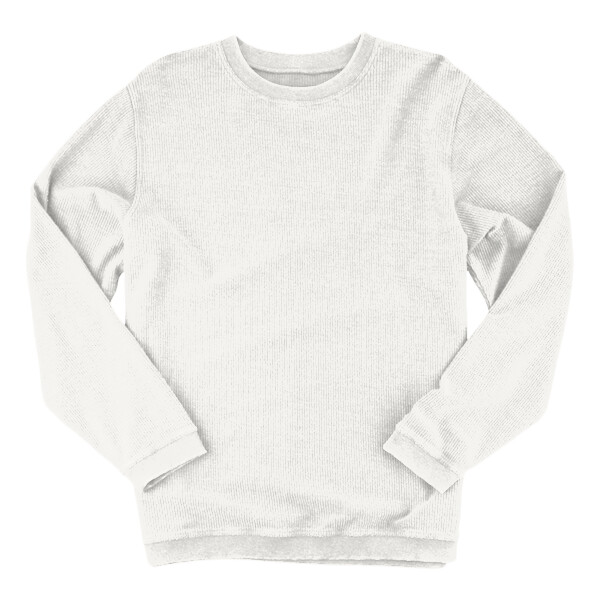 Unisex Corded Crewneck Sweatshirt Thumbnail