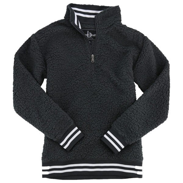 Unisex Varsity Sherpa Quarter-Zip Pullover Thumbnail