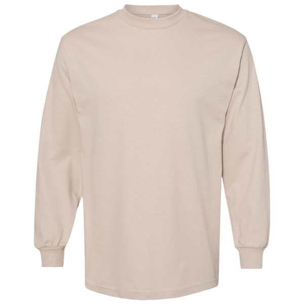 Unisex Heavyweight Cotton Long Sleeve Tee Thumbnail