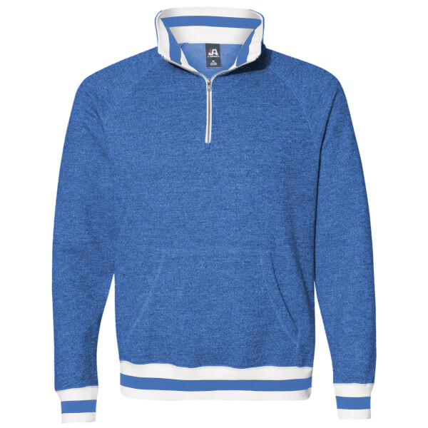 Men's Peppered Fleece Quarter-Zip Sweatshirt Thumbnail