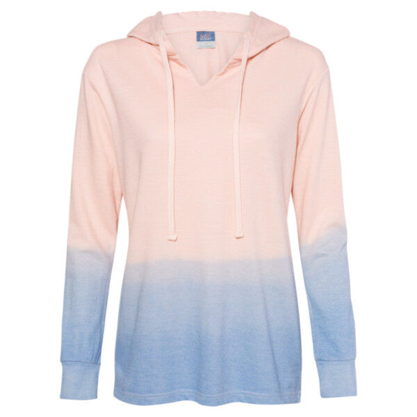 Women's French Terry Ombré Hooded Sweatshirt Thumbnail