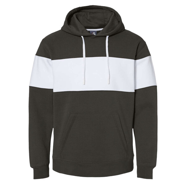 Men's Varsity Fleece Colorblocked Hooded Sweatshirt Thumbnail