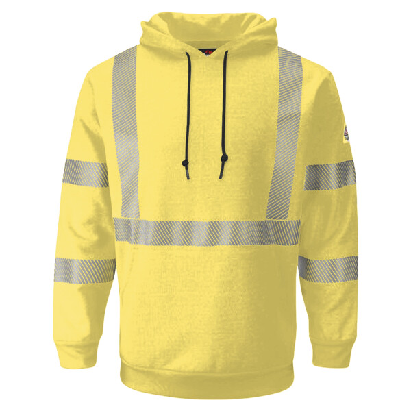 Men's Tall Hi-Visibility Hooded Sweatshirt Thumbnail