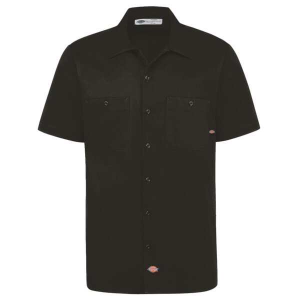 Men's Industrial Short Sleeve Cotton Work Shirt Thumbnail