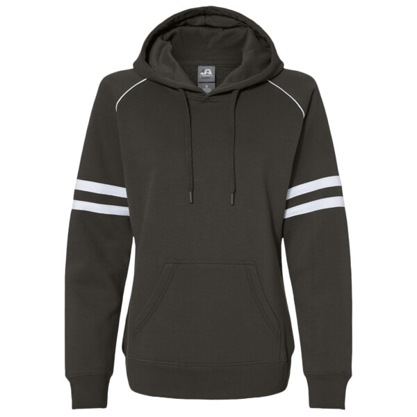 Women's Varsity Fleece Piped Hooded Sweatshirt Thumbnail