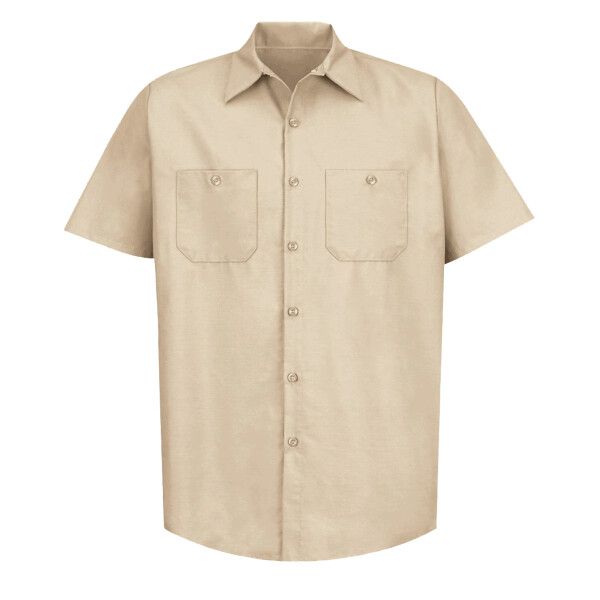 Short Sleeve Work Shirt Long Size Thumbnail