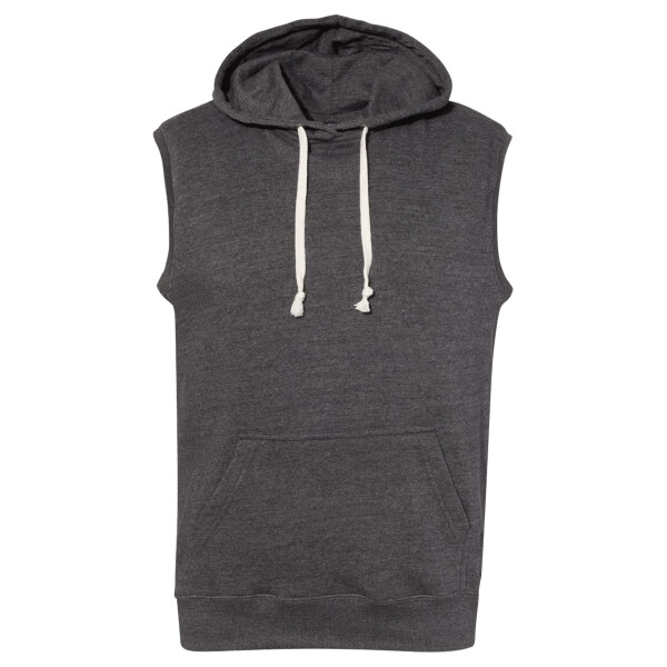 Triblend Sleeveless Hooded Sweatshirt Thumbnail