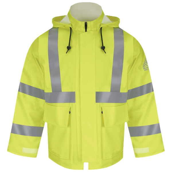 Hi-Visibility Flame-Resistant Rain Jacket Thumbnail