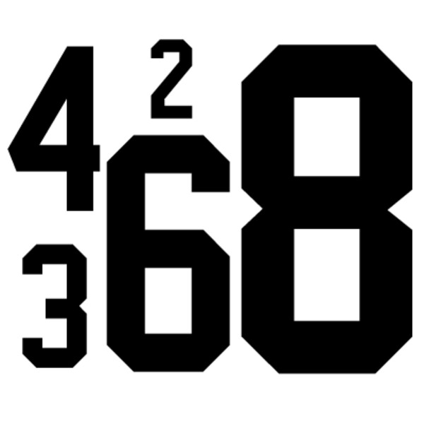 Stock Heat Seal Numbers (Pro Block Font) Thumbnail