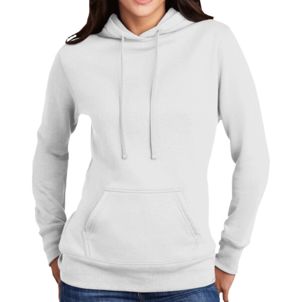 Ladies Core Fleece Pullover Hooded Sweatshirt Thumbnail