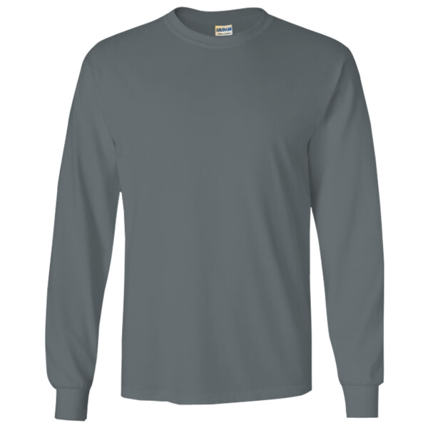 Bundle Item - Ultra Cotton Long Sleeve T-Shirt  (w/1-color Left Chest Screen Print) Thumbnail