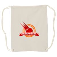 Canvas Drawstring Backpack Thumbnail