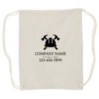 Canvas Drawstring Backpack Thumbnail
