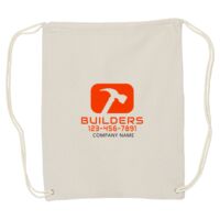 Canvas Drawstring Backpack Thumbnail