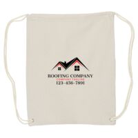 Canvas Drawstring Backpack Thumbnail