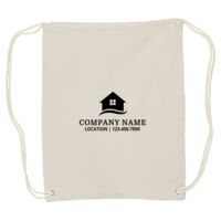 Canvas Drawstring Backpack Thumbnail