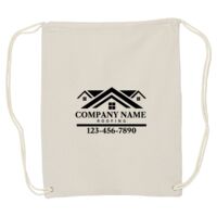 Canvas Drawstring Backpack Thumbnail