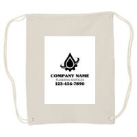 Canvas Drawstring Backpack Thumbnail