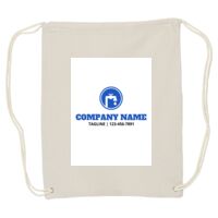 Canvas Drawstring Backpack Thumbnail