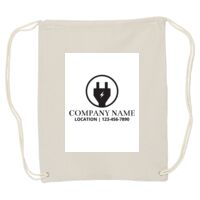 Canvas Drawstring Backpack Thumbnail