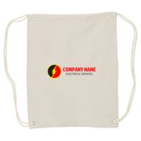 Canvas Drawstring Backpack Thumbnail