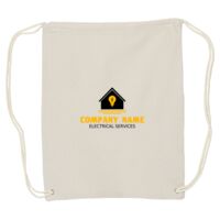 Canvas Drawstring Backpack Thumbnail