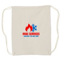 Canvas Drawstring Backpack Thumbnail