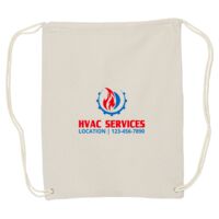 Canvas Drawstring Backpack Thumbnail