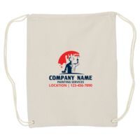 Canvas Drawstring Backpack Thumbnail