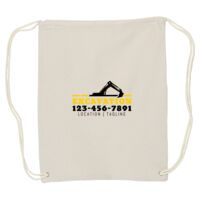 Canvas Drawstring Backpack Thumbnail