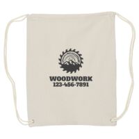 Canvas Drawstring Backpack Thumbnail