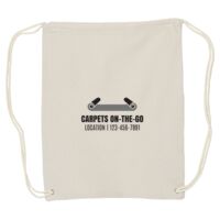 Canvas Drawstring Backpack Thumbnail