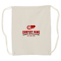 Canvas Drawstring Backpack Thumbnail