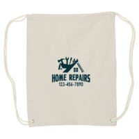 Canvas Drawstring Backpack Thumbnail